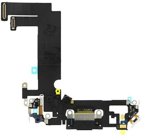 Кабел с Порт за зареждане в Черен цвят за Apple iPhone 12 mini