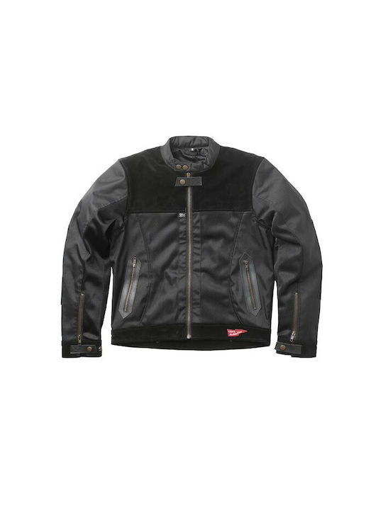 Fuel Motorcycles Summer Men's Riding Jacket Black