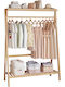 Next Kleiderständer Beige 90x46x152cm