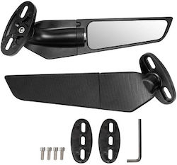 Oglinzi Pentru Motociclete Rotative Din Aluminiu Universal 2 Bucăți