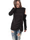 Dress Up Women's Blouse Off-Shoulder Black