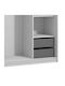 Fylliana Rechteckig Garderobenschublade aus Spanplatte Grey 45x42x16cm 11013861 1Stück