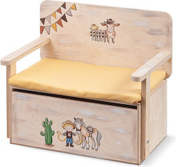 Parisis Wooden Baptism Bench Box