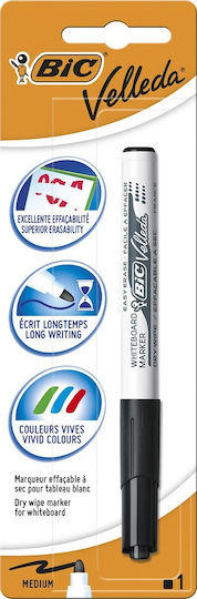 BIC Whiteboard Velleda 1741 Μαρκαδόρος Πίνακα Μαύρος 1.4mm