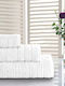 Casa Colori Bath Towel 70x140cm White Weight 500gr/m²