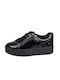 Softline Adidași Flatform Pentru Femei Negri Patent