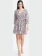Abendkleid Druck