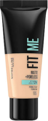 Maybelline Maybelline Fit Me Matte Fdt 105 Ivory Bl