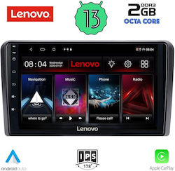 Lenovo Car Audio System for Ford Tourneo / Courier 2014> (Bluetooth/USB/AUX/WiFi/GPS/Apple-Carplay/Android-Auto) with Touch Screen 9"