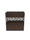 Marhome Blumenkasten Metallisch Brown 100x30x100cm.