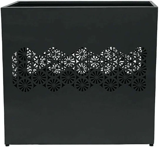 Marhome Planter Box Metal Cărbune de lemn 100x30x93cm. 06-00-94761