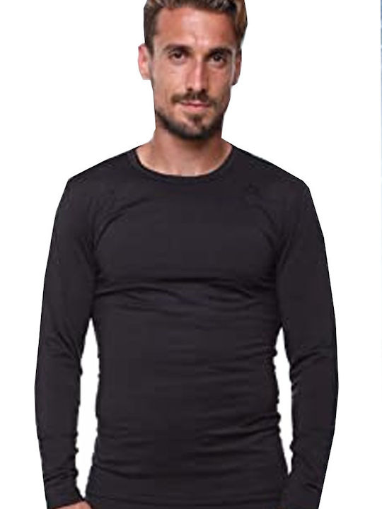 Join Herren Thermo Langarmshirt Schwarz