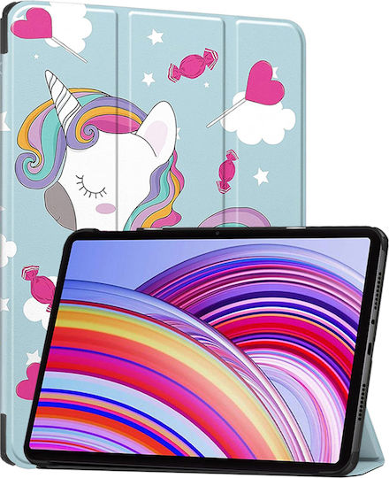 Techsuit Flip Cover Μονόκερος (Redmi Pad Pro 12.1 / Poco Pad 12.1)