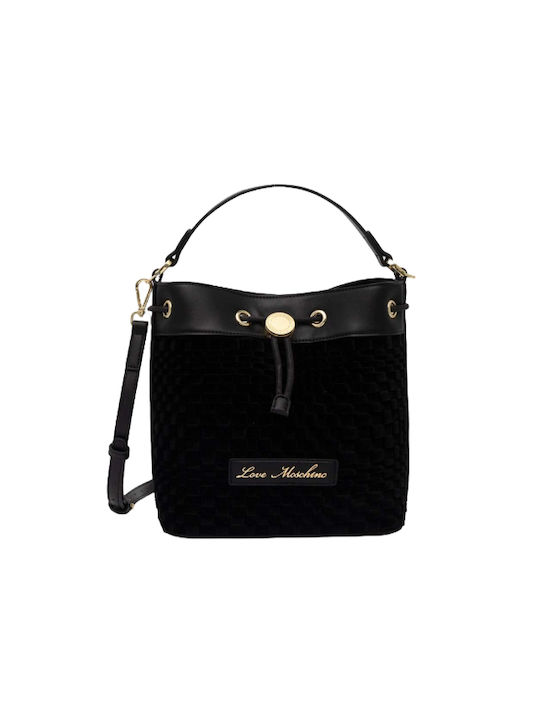 Moschino Damen Tasche Schulter Schwarz