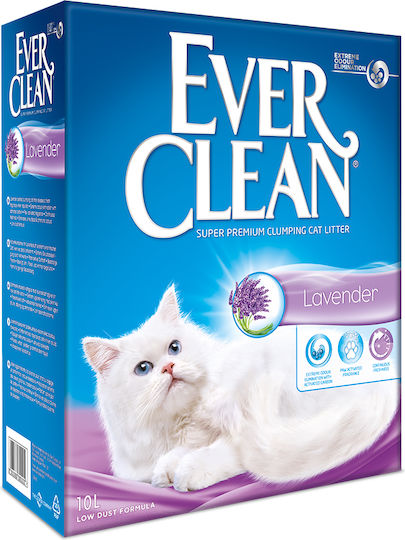Ever Clean Άμμος Γάτας Μπετονίτης με Άρωμα Λεβάντα 10lt