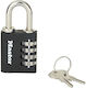 Master Lock Стоманено Лукето Заключване на скоба Комбинация 40мм 1бр