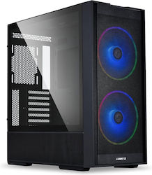 Lian Li Lancool 206 Gaming Midi Tower Computer Case with Window Panel and RGB Lighting Black