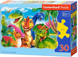 Castorland Dinosaurs Selfie Puzzle 30 Pieces B-3808