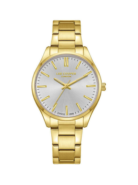 Lee Cooper Uhr mit Gold Metallarmband