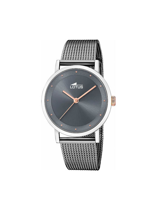 Lotus Watches Watch with Gray Metal Bracelet