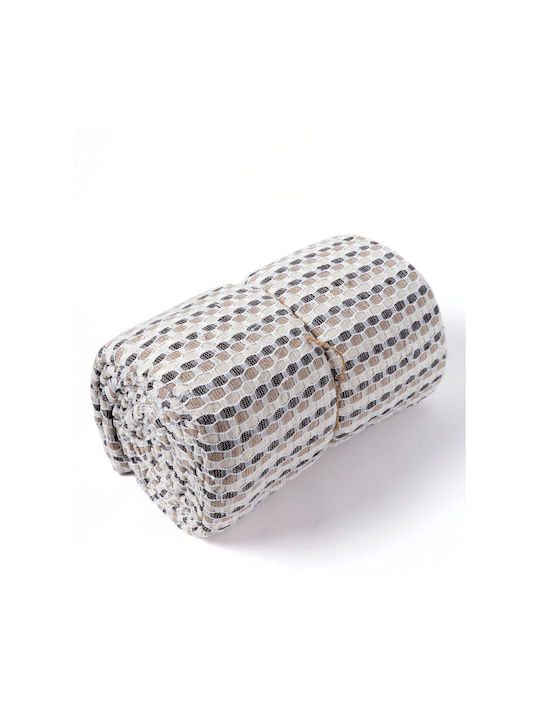 Silk Fashion Ριχτάρι Πολυθρόνας Γούνινο 180x180εκ. Μπεζ