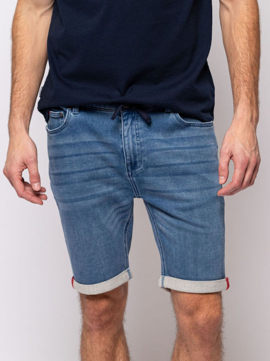 Heavy Tools Herrenshorts Jeans Blau