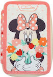 Minnie Mouse Pencil Case Full with 3 Compartments