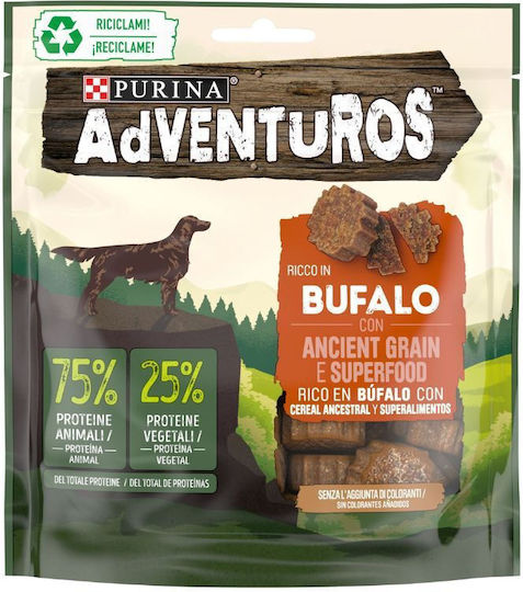 Adventuros Λιχουδιά Σκύλου Αυτί από Βουβάλι / Κρέας / Δημητριακά / Λαχανικά / Φρούτα / Τόνο 120gr 3τμχ