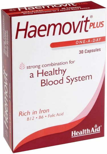 Health Aid Haemovit Plus Специална Хранителна Добавка 30 капси