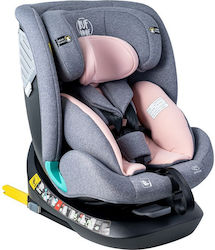 Buf Boof Saphir Deluxe i-Size 0-36 kg με Isofix Ροζ
