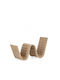 Bizzotto Niger PU Magazine Rack Beige 26x18x44cm
