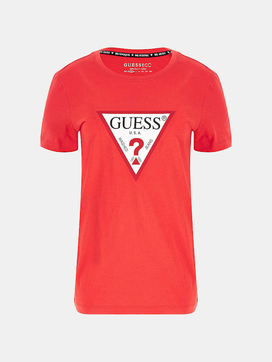 Guess Дамска Тениска Red