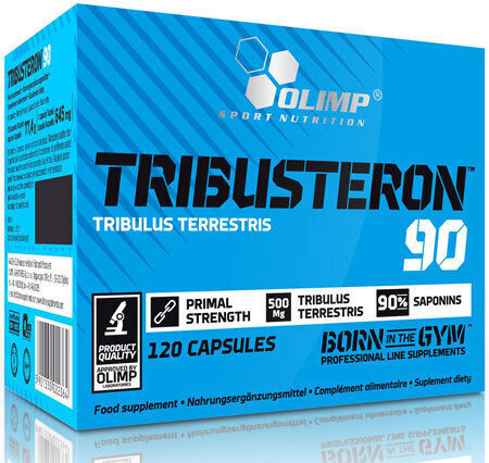Olimp Sport Nutrition Tribusteron 90 Supplement for Libido & Testosterone Enhancement 120 Capsules