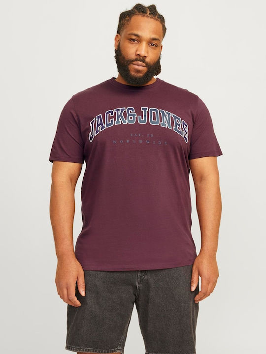 Jack & Jones T-shirt Μπορντό