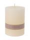 Koopman Decorative Candle White 6x8cm 1pcs