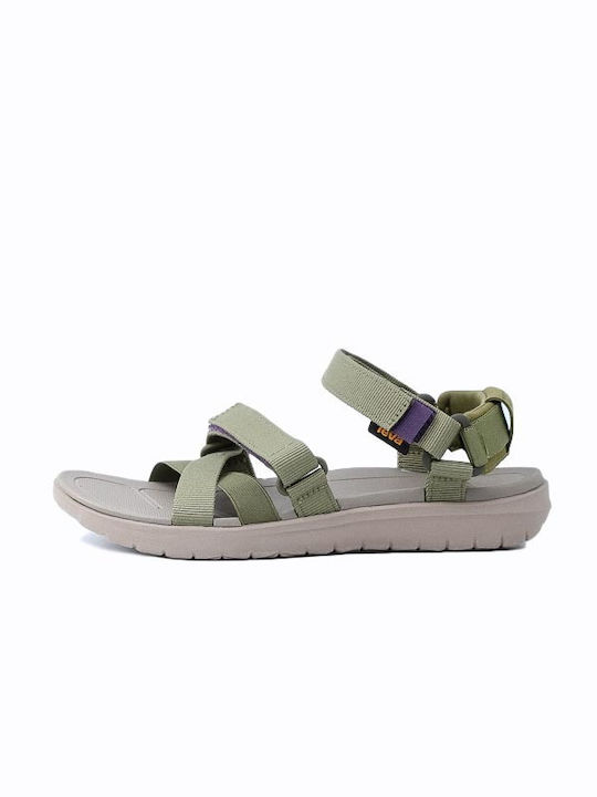Teva Synthetic Leather Women's Sandals Green