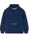 Kids Sweatshirt with Hood and Pockets Blue