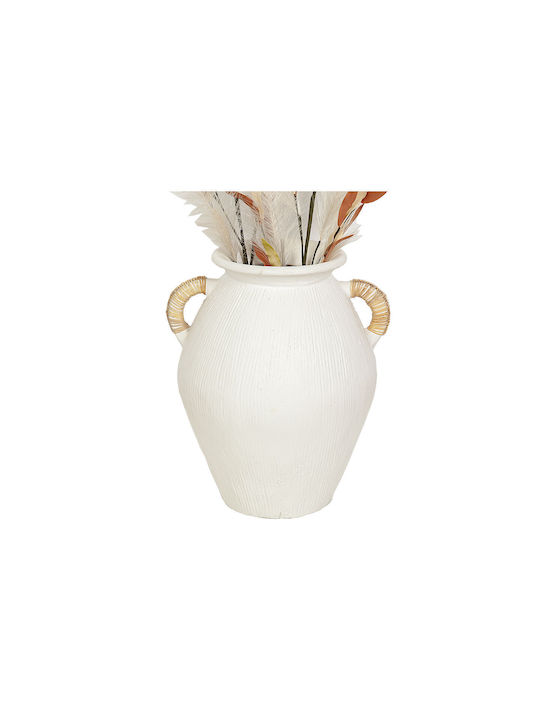 Decorative Vase White 30x30x40cm