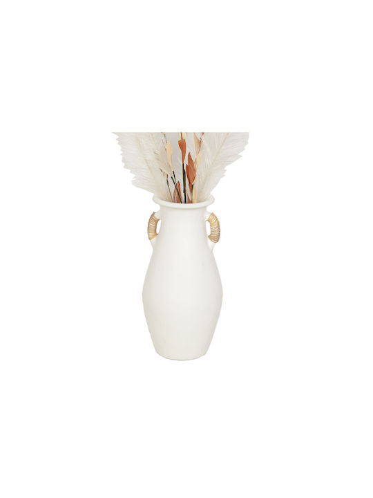 Decorative Vase White 20x20x40cm