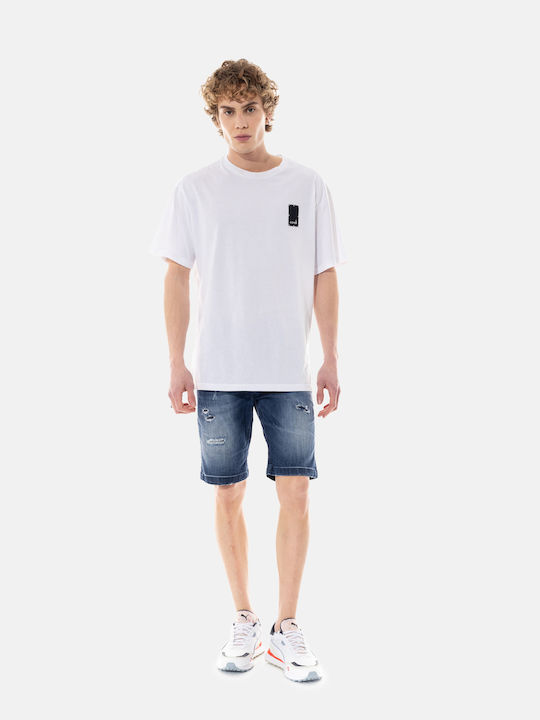 Cover Jeans Ανδρική Βερμούδα Τζιν Navy-blue