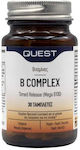 Quest Mega B-100 Timed Release Vitamin for Hair & Skin 30 tabs