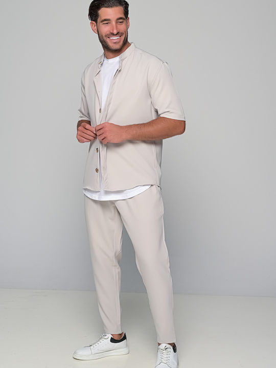 Vanilla Ben Tailor Graues Hemd und Hose Set