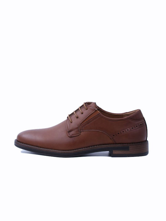 Cockers Men's Synthetic Leather Casual Shoes Tabac Brown