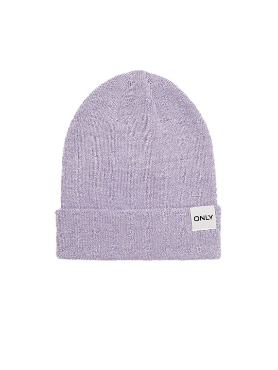 Only Beanie Feminin Căciulă Tricotat în culoarea Violet