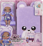 MGA Entertainment Σετ Na! Na! Na! Surprise Mini Backpack Bedroom Lizzy York Fashion Doll, Fuzzy Purple Bear Backpack για 3+ Ετών