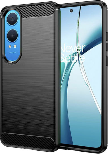 Techsuit Carbon Back Cover Σιλικόνης Μαύρο (OnePlus Nord CE 4 Lite)