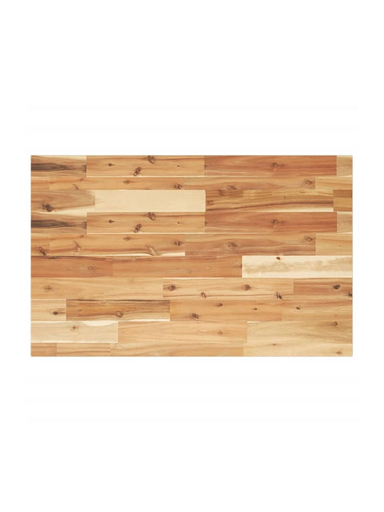vidaXL Rectangular Office Desk Surface made of Solid Wood Acacia 60x50x2cm 4008818 1pcs