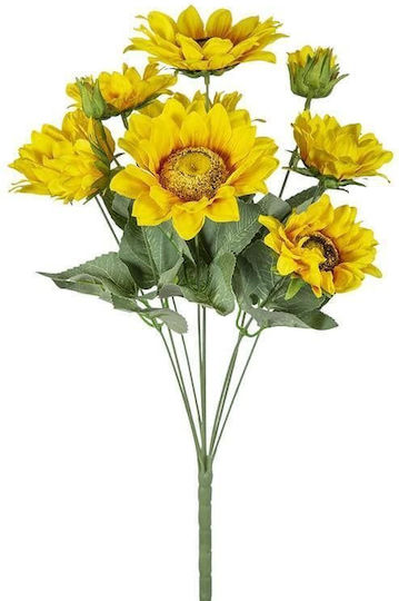 Букет от изкуствени цветя Heliotropium Yellow 26см Artekko