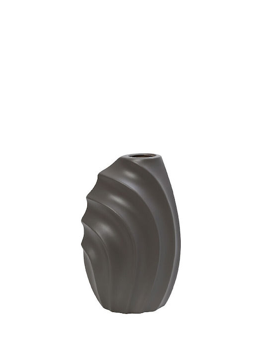 Espiel Decorative Vase Gray 17x22.5cm