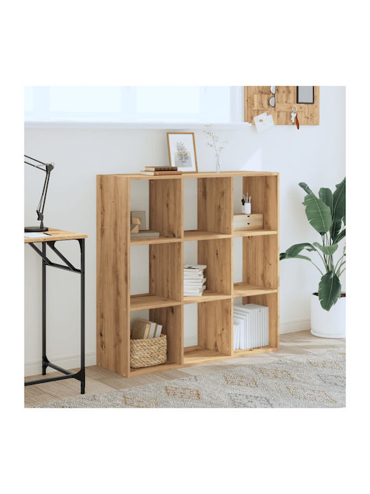 Библиотека Дъб 102x32x102см
